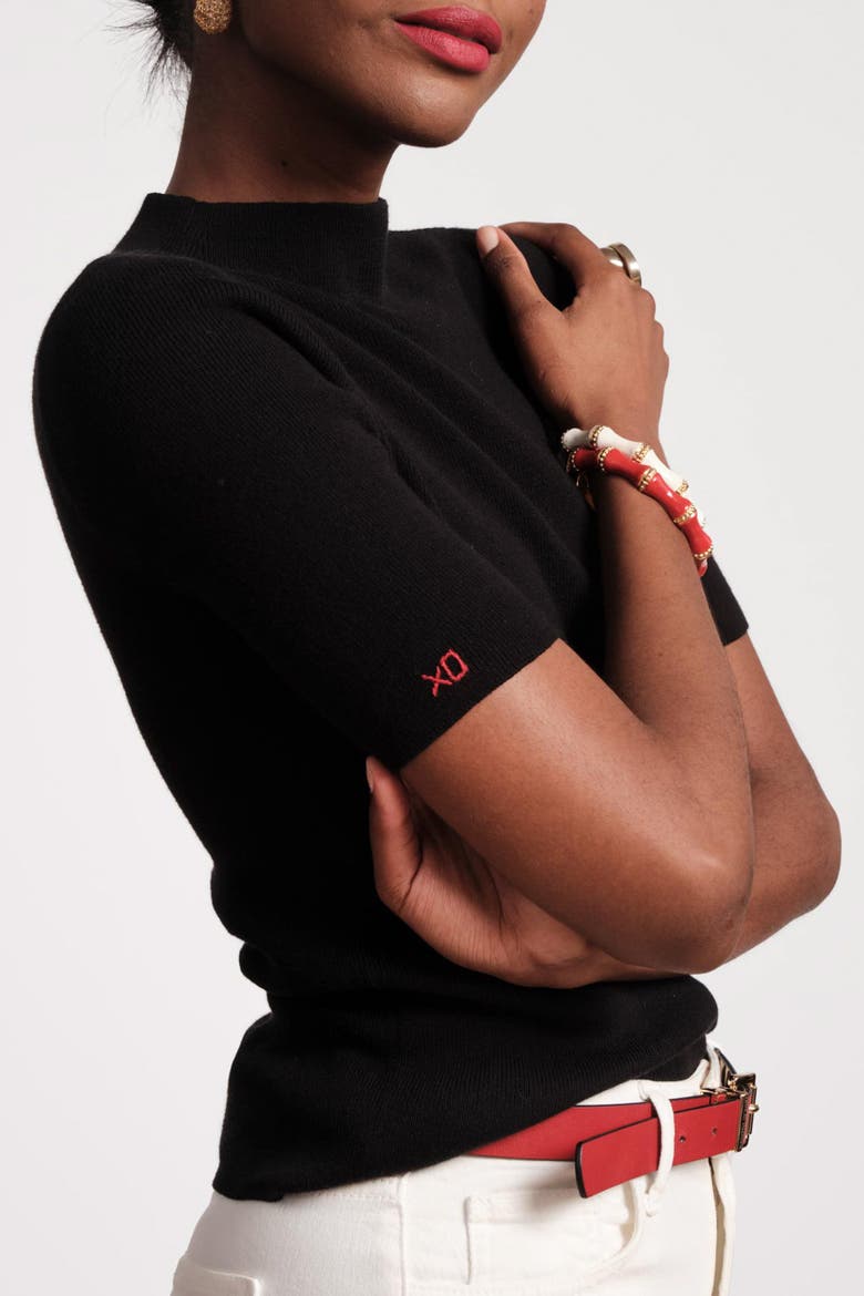 Marie Sweater Solid Cotton, Alternate, color, Black