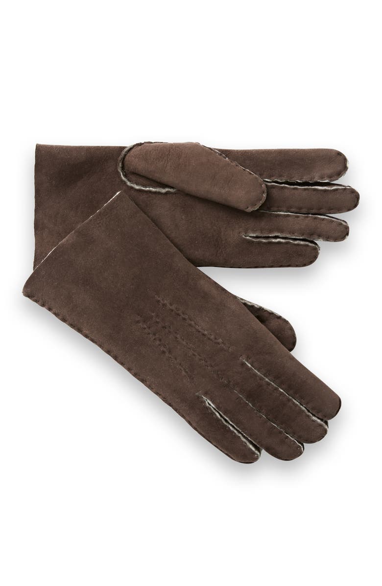 Celtic & Co. Sheepskin Gloves, Alternate, color, Mocca