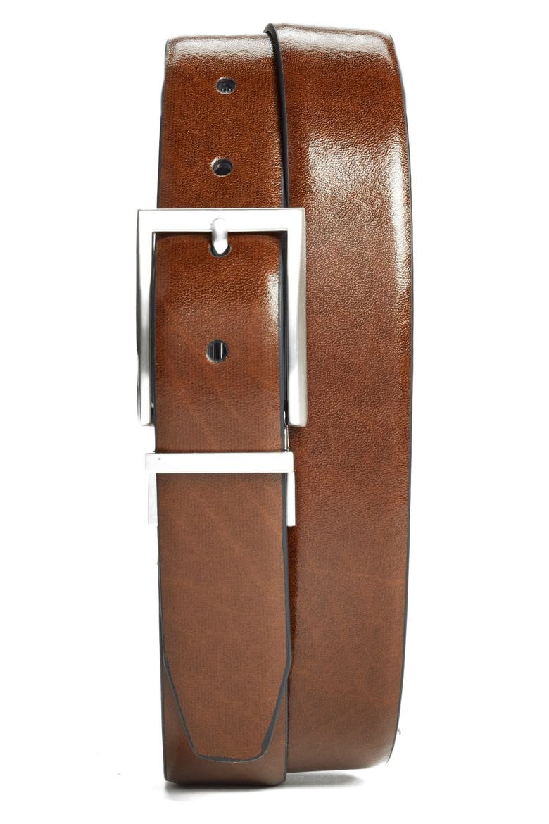 Reversible Leather Belt, Alternate, color, BLACK/ BROWN