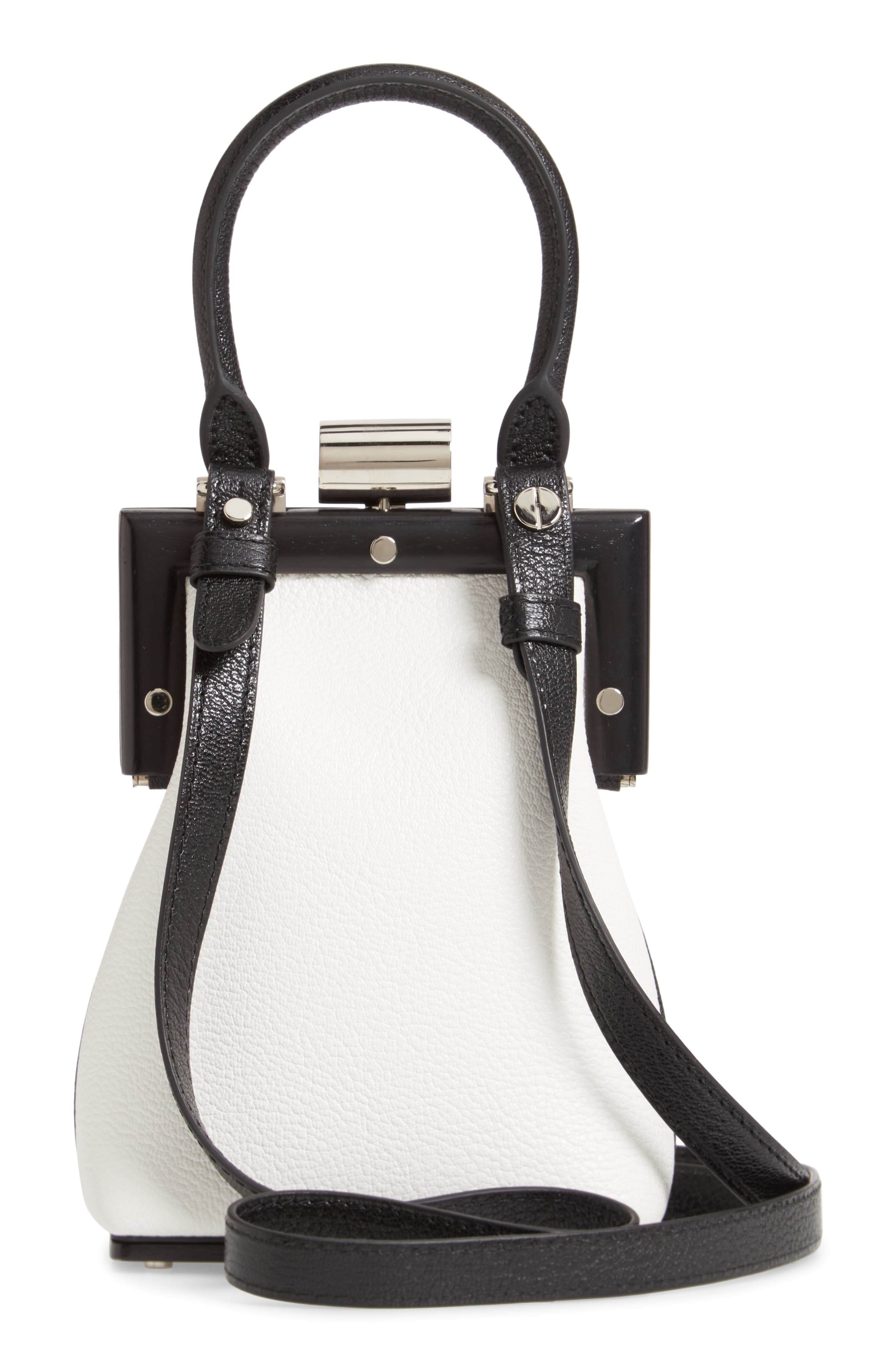 PERRIN Le Mini Leather Top Handle Bag, Alternate, color, 