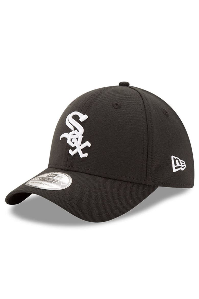 Men's New Era Black Chicago White Sox MLB Team Classic 39THIRTY Flex Hat, Main, color, Black