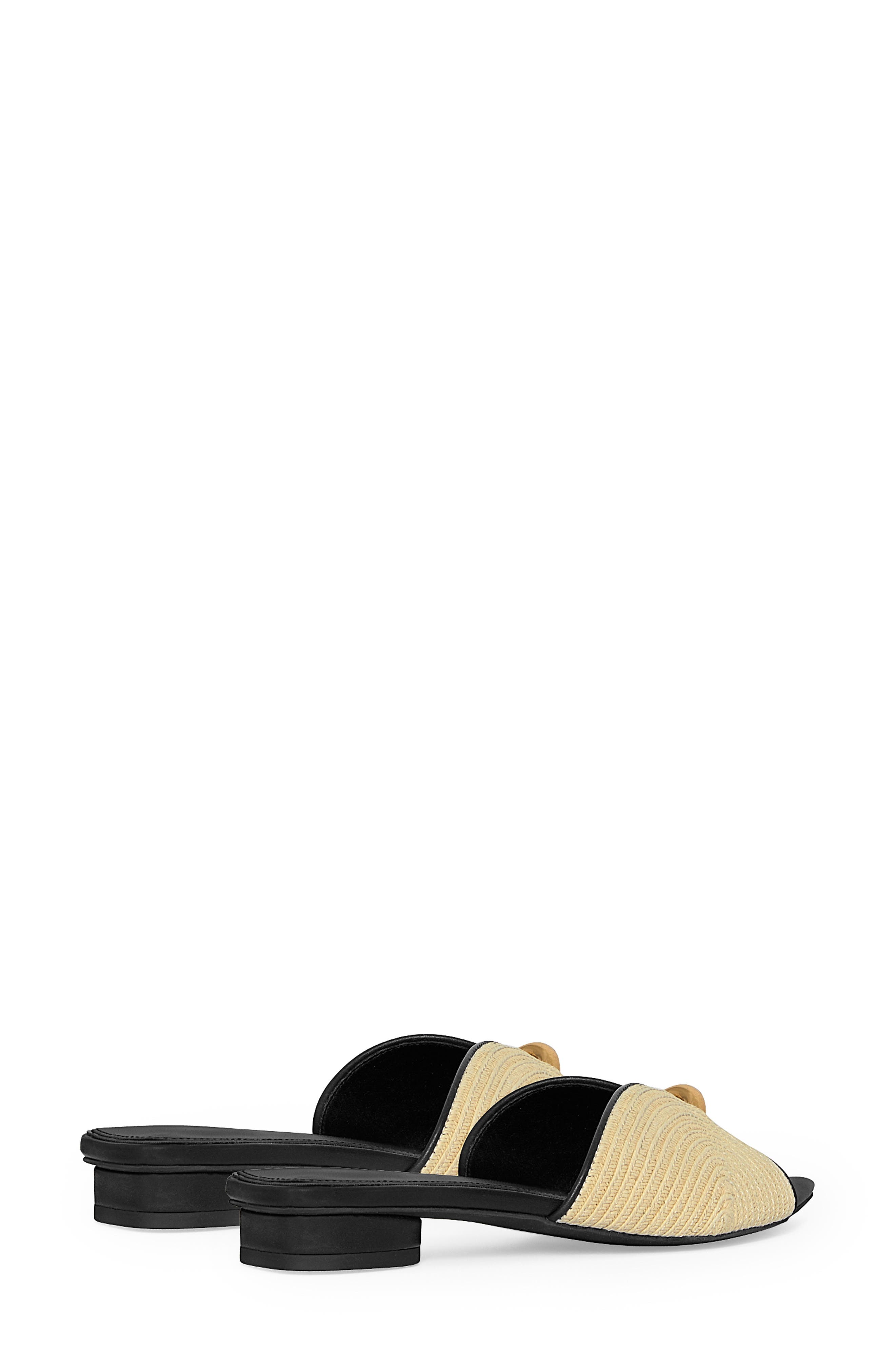 Rebecca Minkoff Paris Pointed Toe Slide Sandal, Alternate, color, Natural