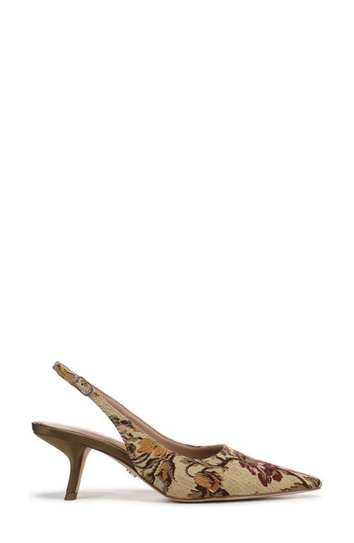 Sam Edelman Bianka Slingback Kitten Heels In Brown