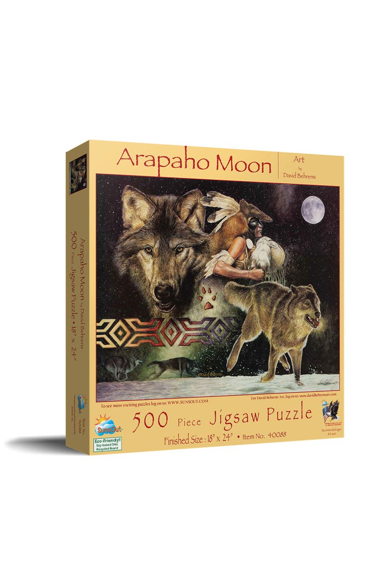 Arapaho Moon 500 piece Jigsaw Puzzle for Adults, Main, color, Multicolor