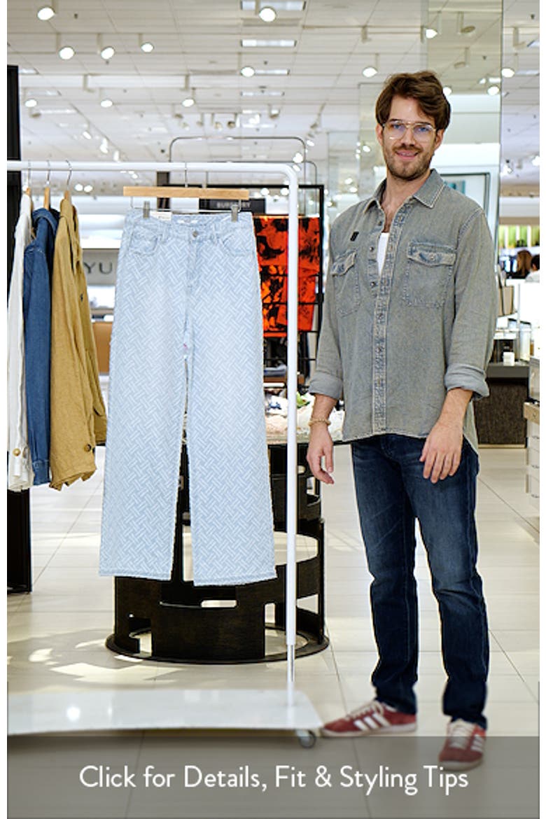 High Waist Straight Leg Jeans video