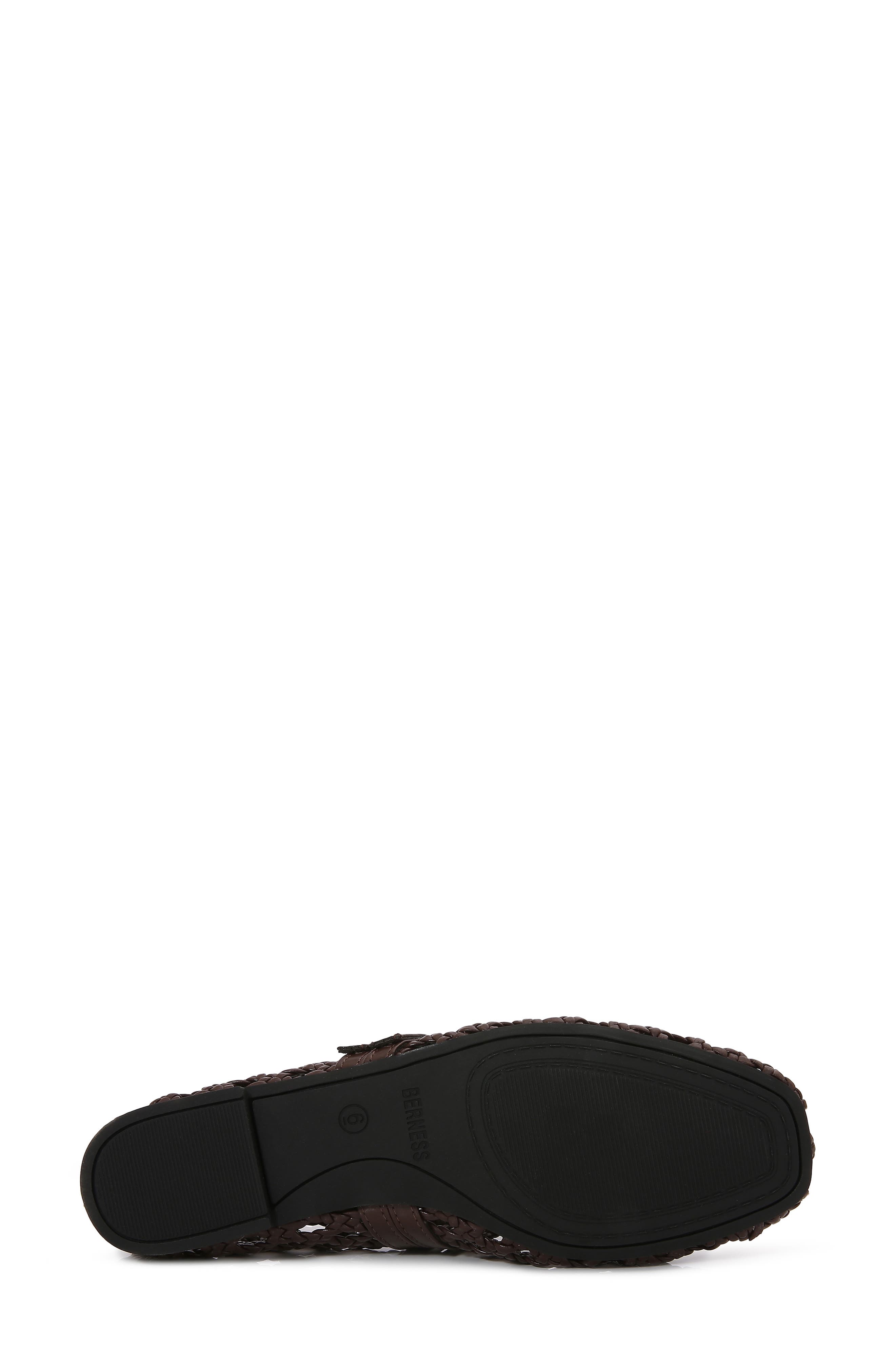 Vica Woven Mary Jane Flat, Alternate, color, COFFEE