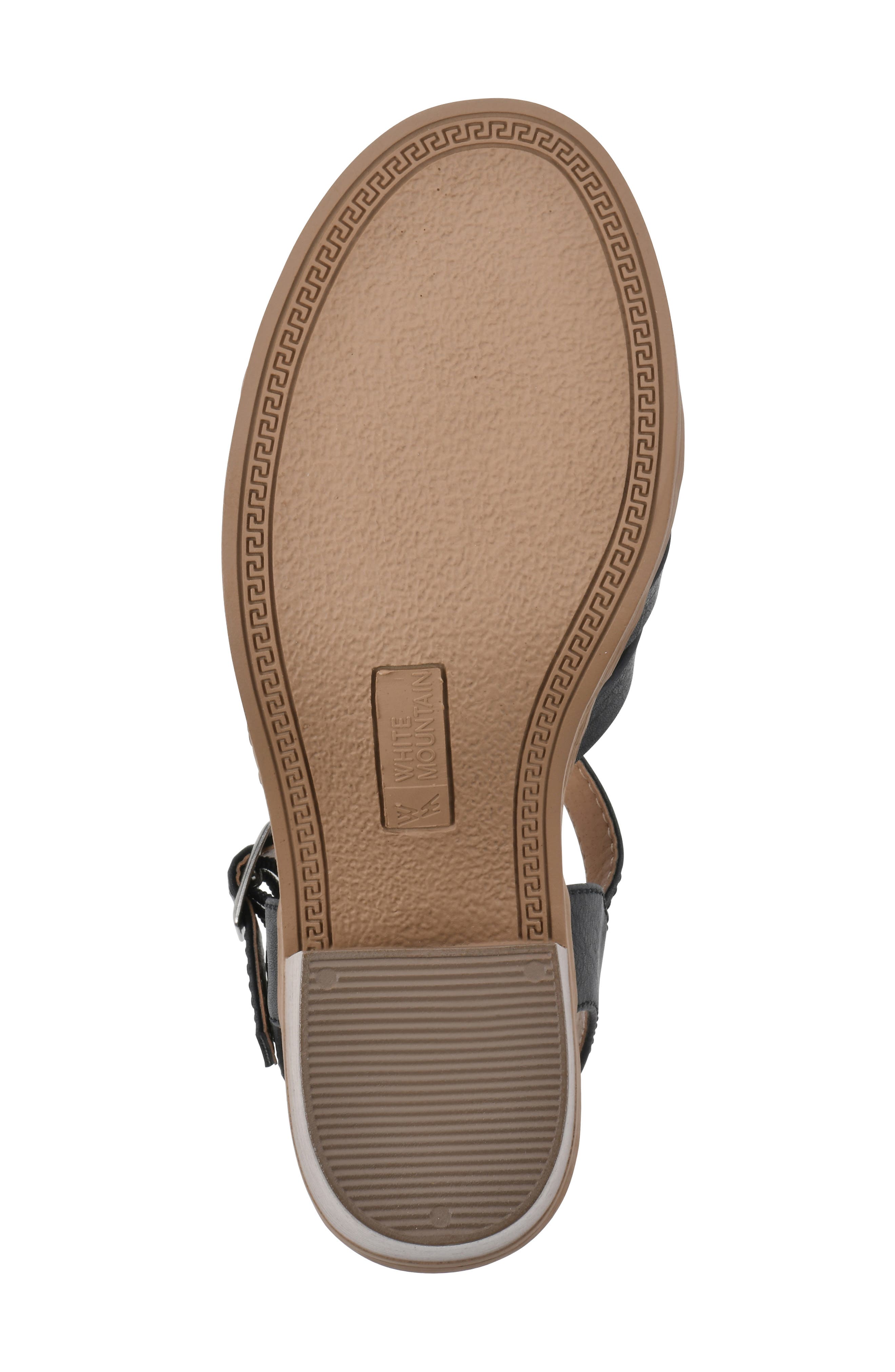 White Mountain Footwear Bergen Block Heel Sandal, Alternate, color, 