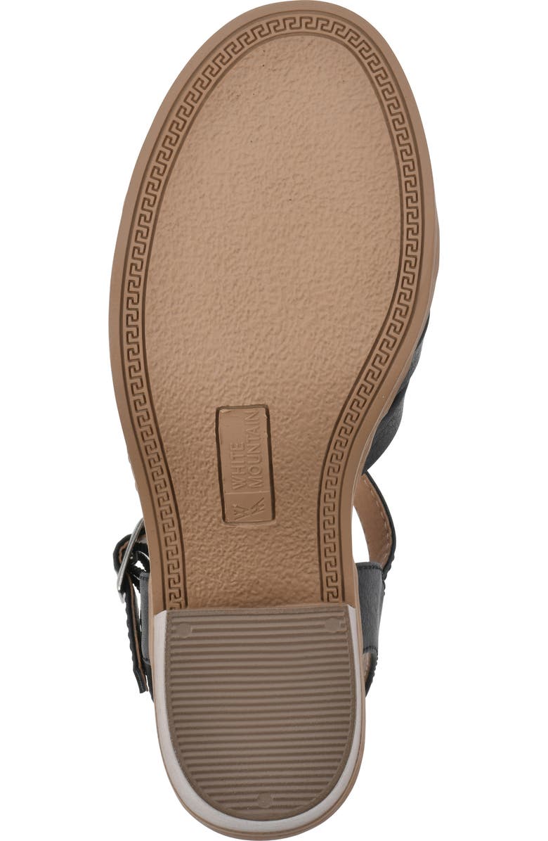 White Mountain Footwear Bergen Block Heel Sandal, Alternate, color,