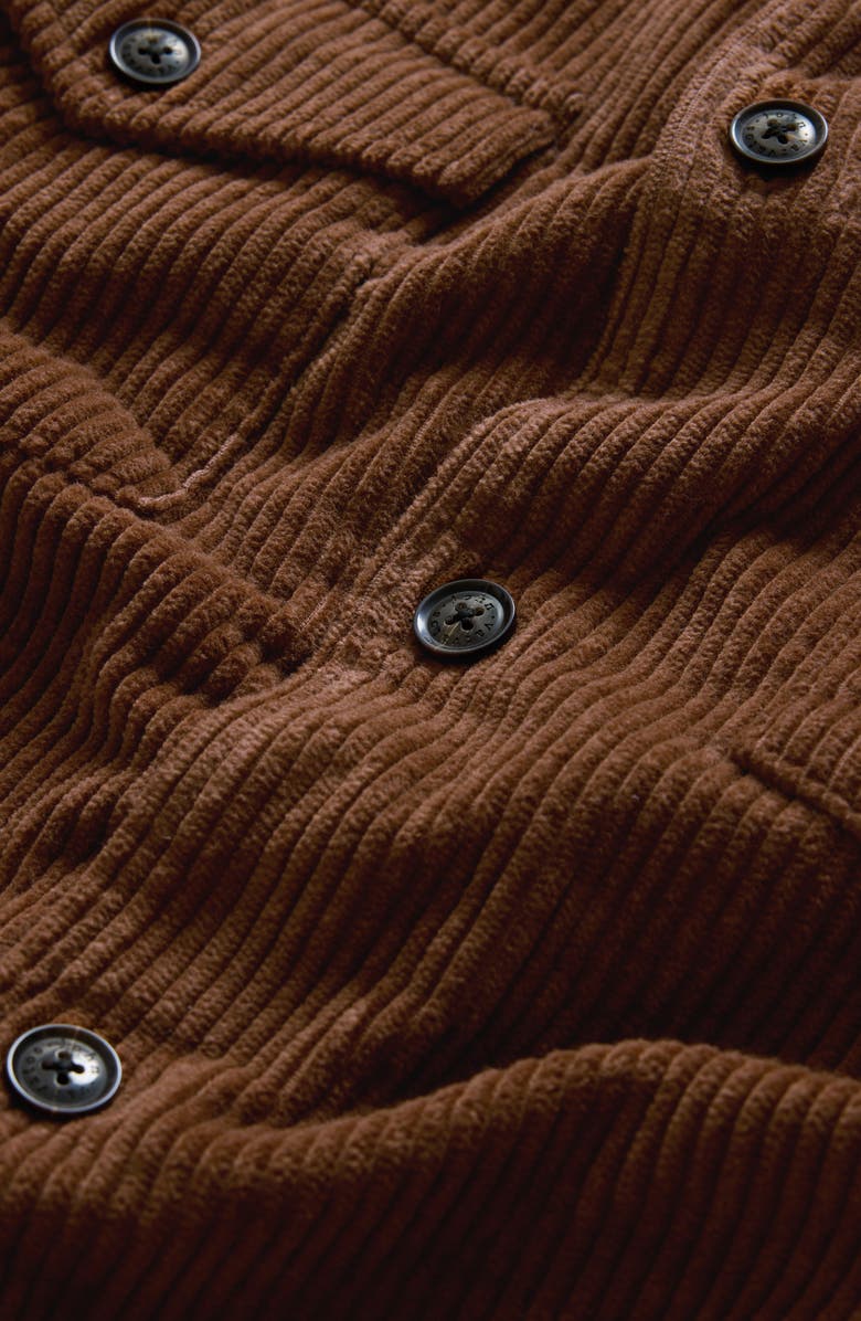 John Varvatos Bauer Corduroy Overshirt, Alternate, color, 