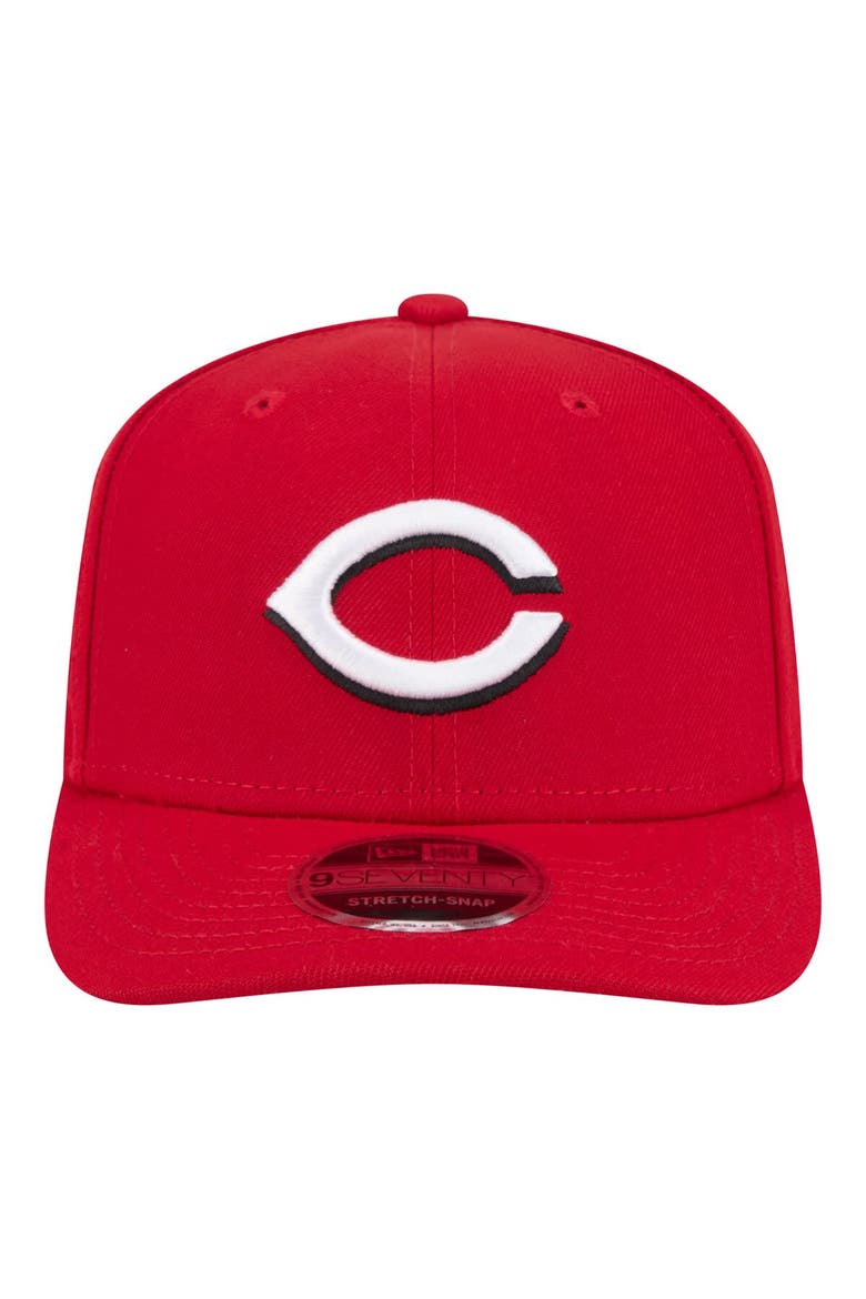 Men's New Era  Red Cincinnati Reds Performance 9SEVENTY Adjustable Hat, Alternate, color, Red