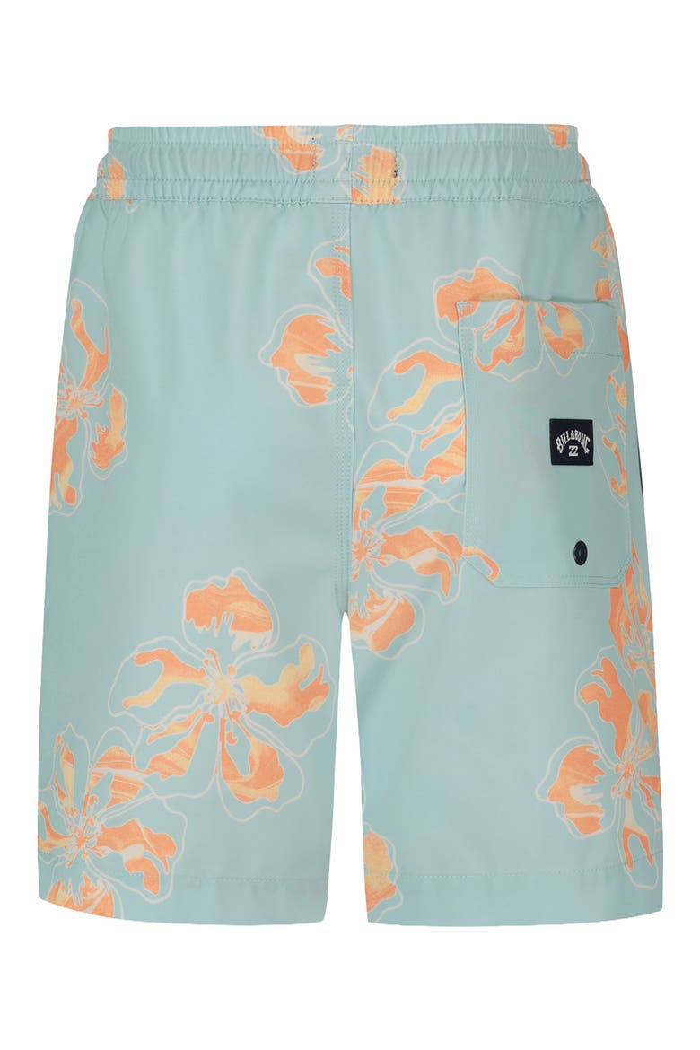 Kids' Sundays Layback Water Repellent Swim Trunks, Alternate, color, DUSTY BLUE