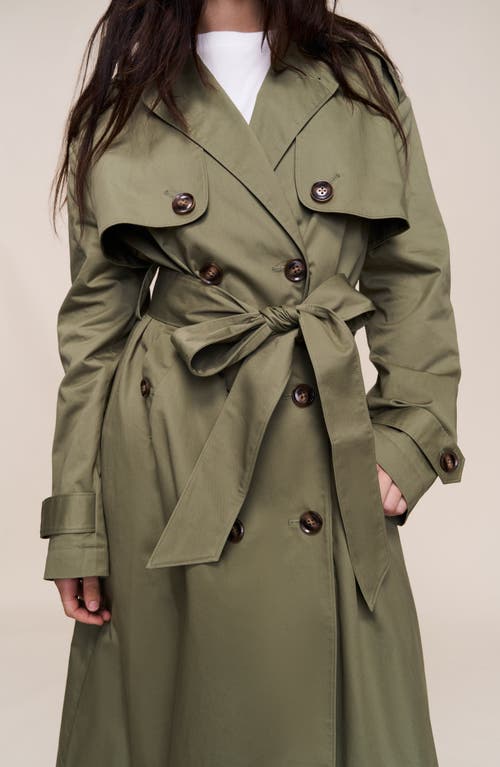 Guizio Classic Trench Coat In Multi