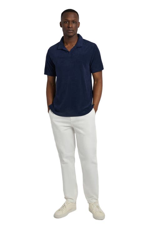 Towel Terry Johnny Collar Polo