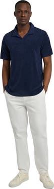 Onia Towel Terry Johnny Collar Polo