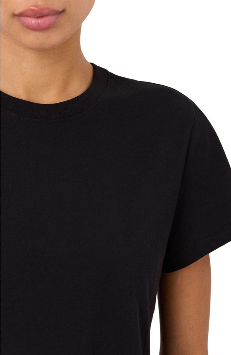 Pact Organic Cotton Women's Softspun Essential Crewneck Tee, Alternate, color, Black