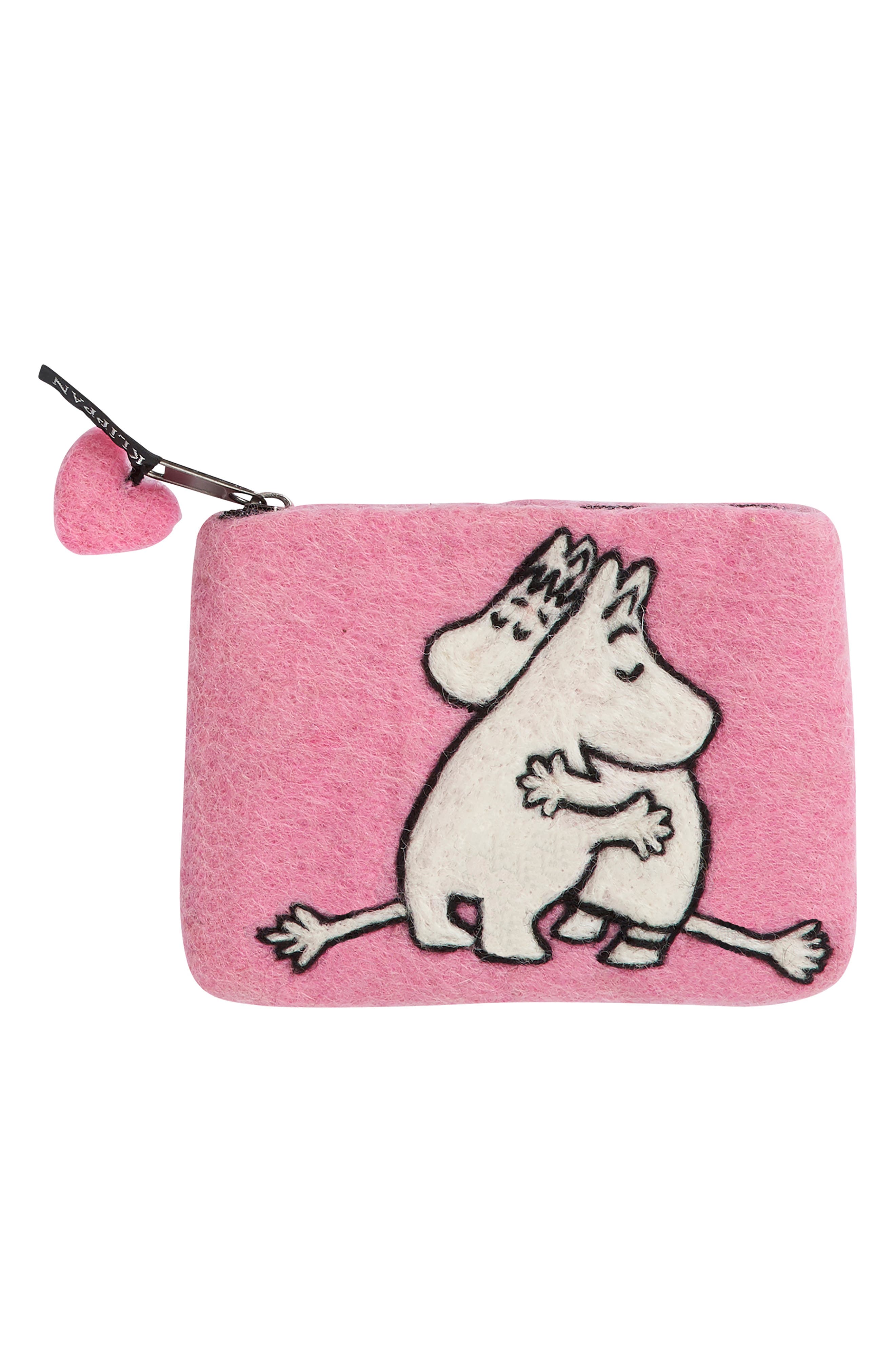 Kids' Handmade Wool Purse, Main, color, PINK