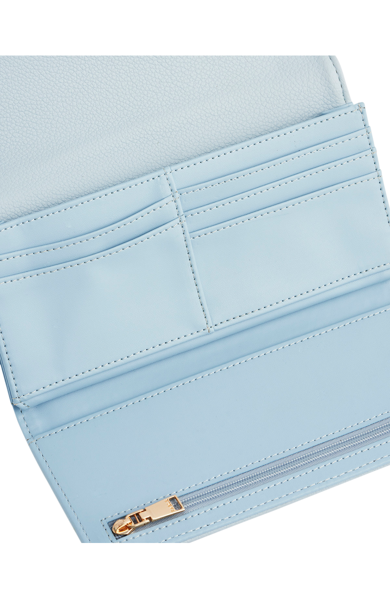 Fable England Swallow Embroidered Large Purse, Alternate, color, Light/Pastel Blue