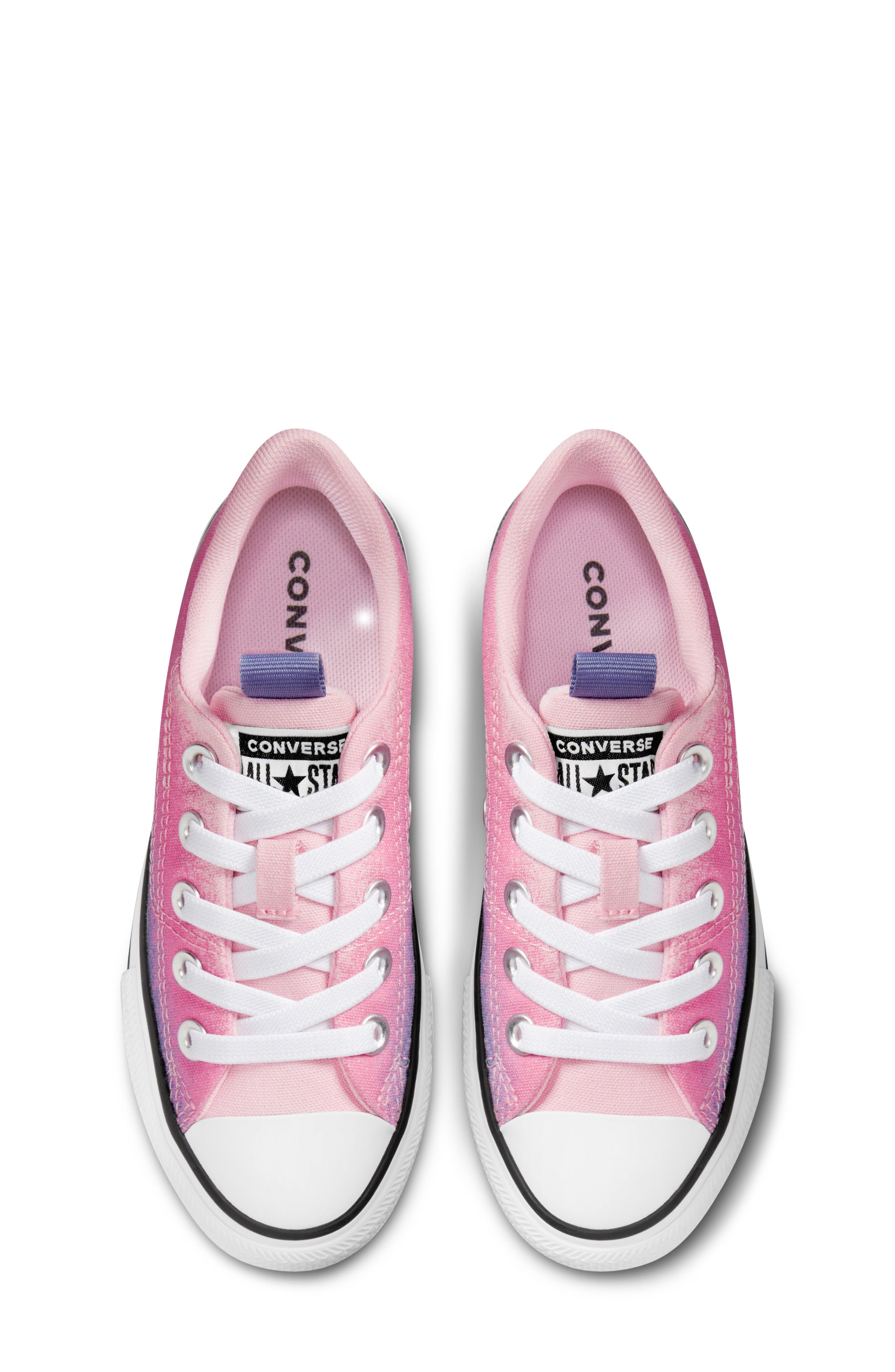 Converse Kids' Chuck Taylor<sup>®</sup> All Star<sup>®</sup> Oxford Sneaker, Alternate, color, Pink/ Moonrise Purple/ White