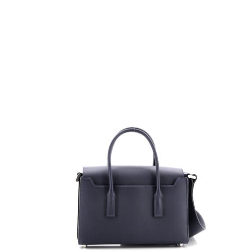 Pre-owned Hermes Hermes Drag 2 Bag Evercolor 22 In Blue