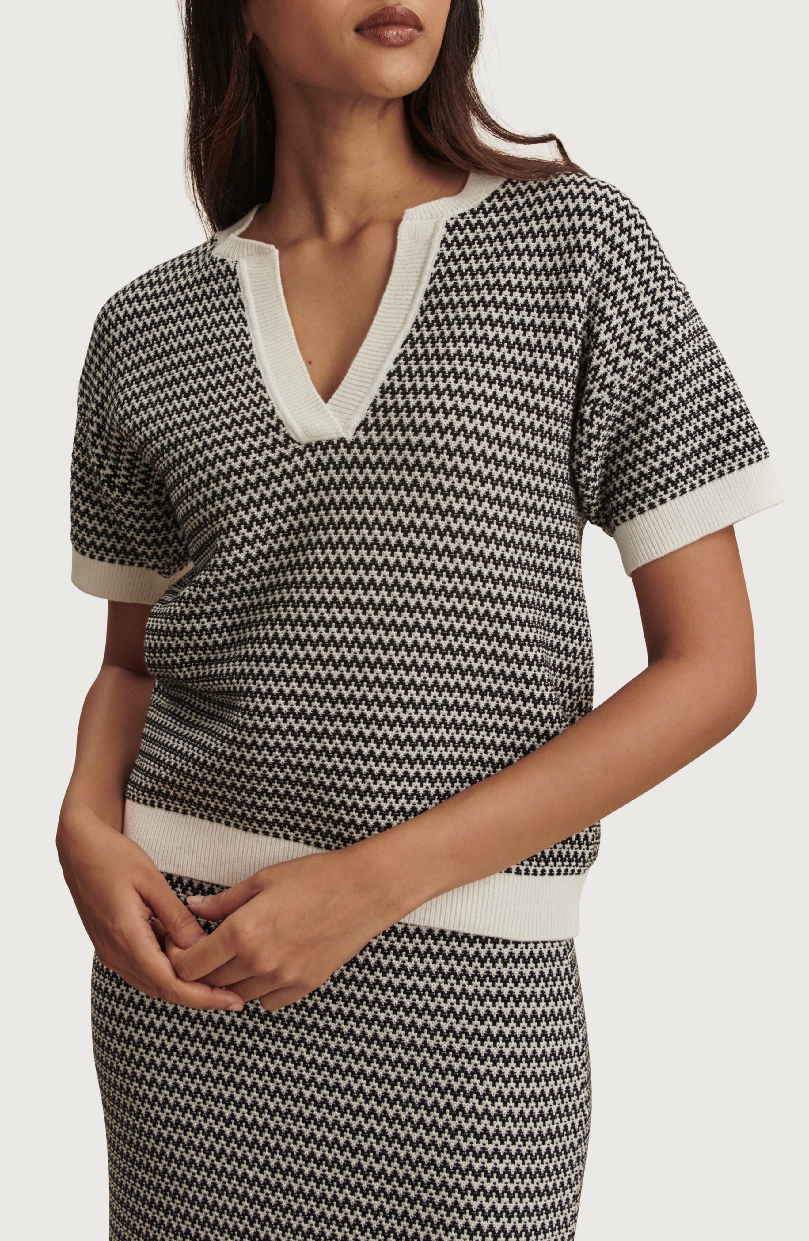 Dora Short Sleeve Cotton Sweater