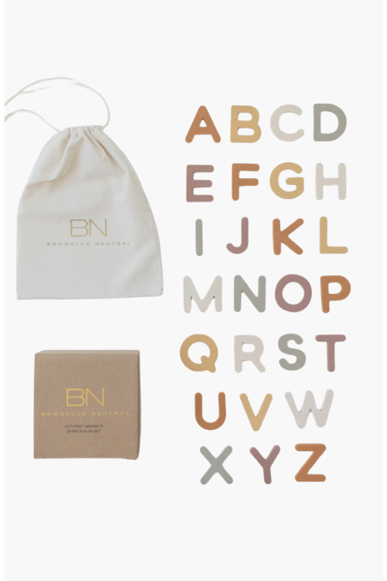 Alphabet Magnet Set, Main, color, Neutral