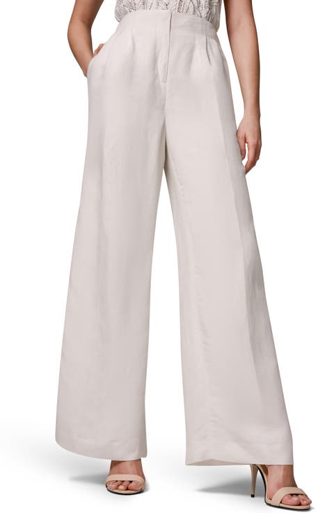 Pleated Wide Leg Pants