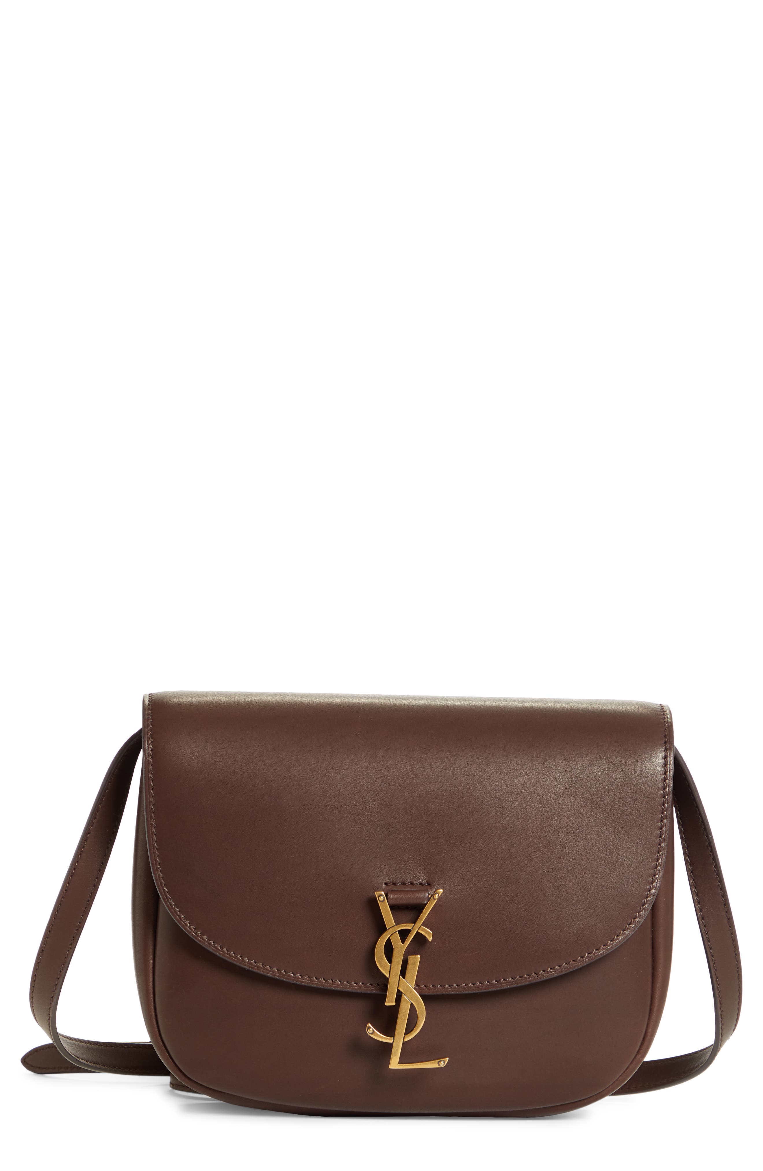 Saint Laurent Large Kaia Monogram Leather Crossbody Bag, Main, color, 