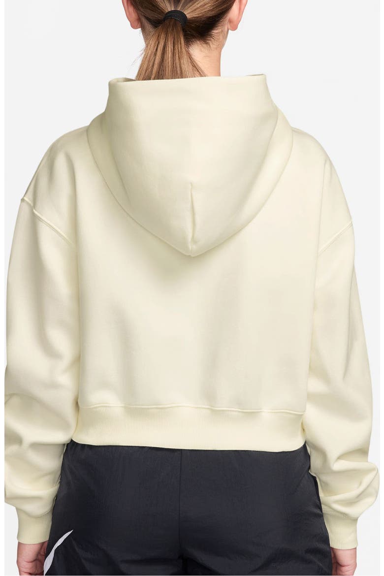 Sportswear Phoenix Fleece Crop Sweatshirt, Alternate, color, SAIL/ BLACK