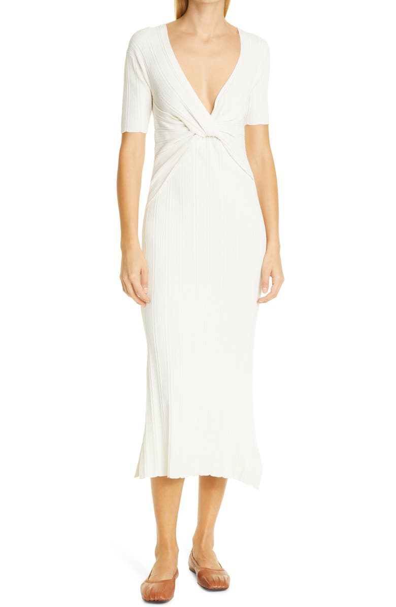 FRAME Twist Front Sweater Dress, Main, color,