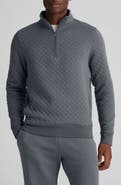 Tommy John Quilted Quarter Zip Top