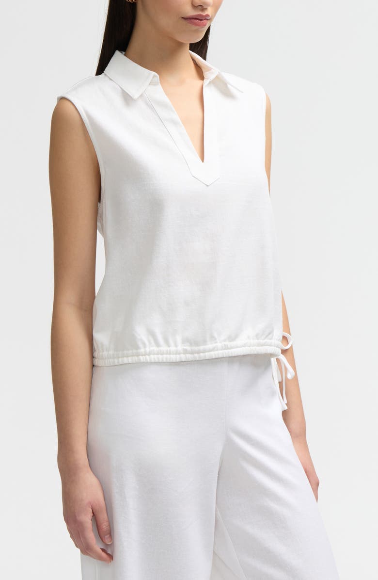 NVLT Sleeveless Drawstring Hem Top, Alternate, color, 