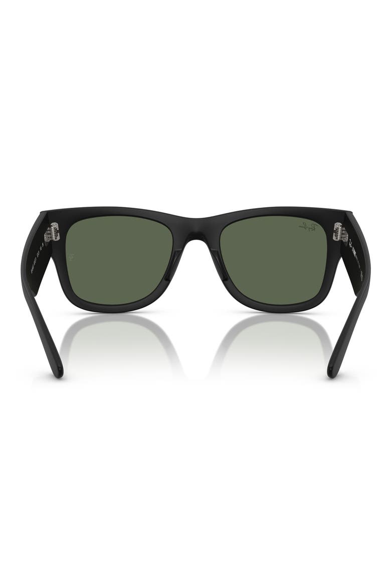 Mega Wayfarer Liteforce 52mm Square Sunglasses, Alternate, color, SAND BLACK
