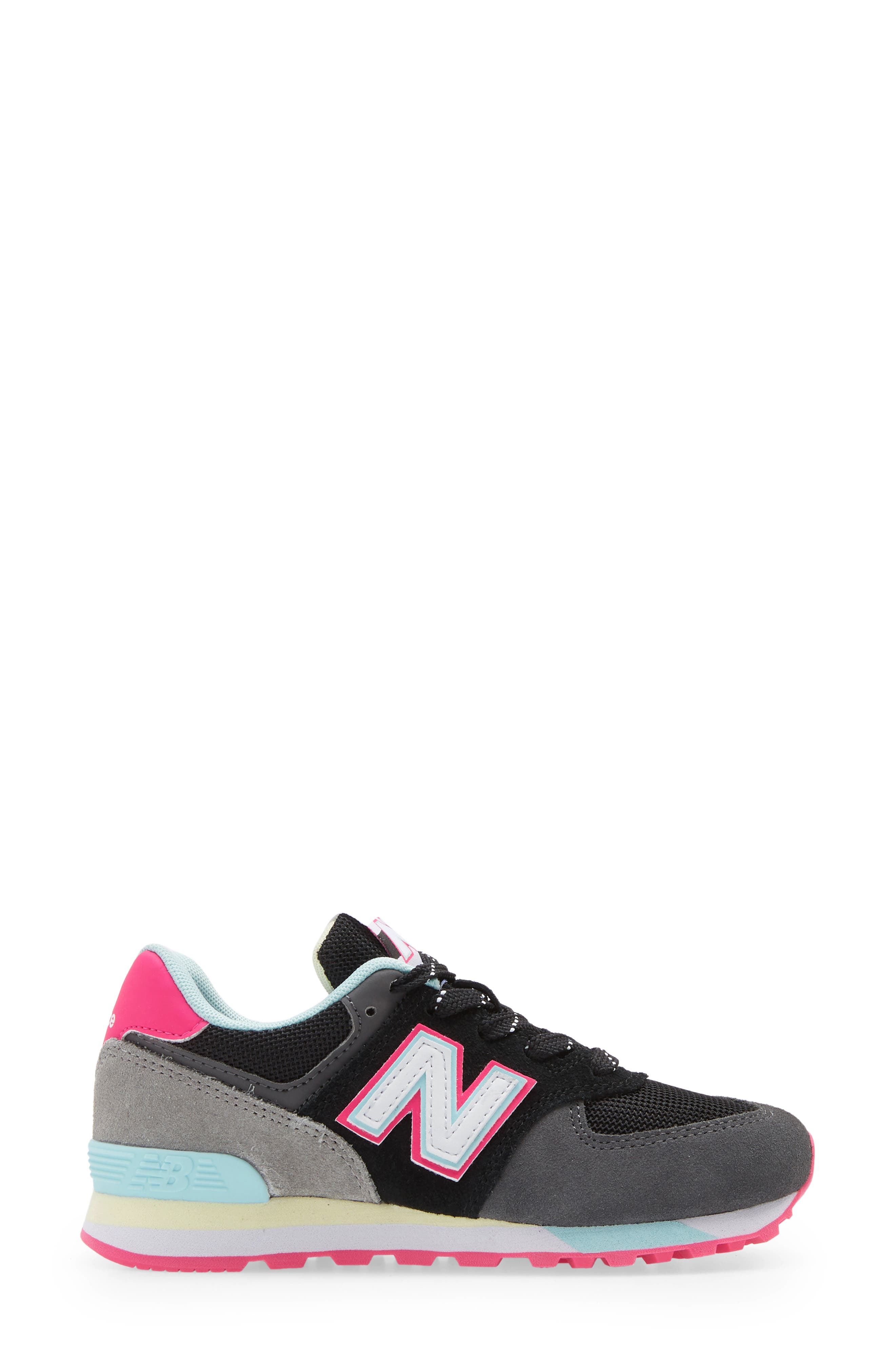 574 Sneaker, Alternate, color, BLACK
