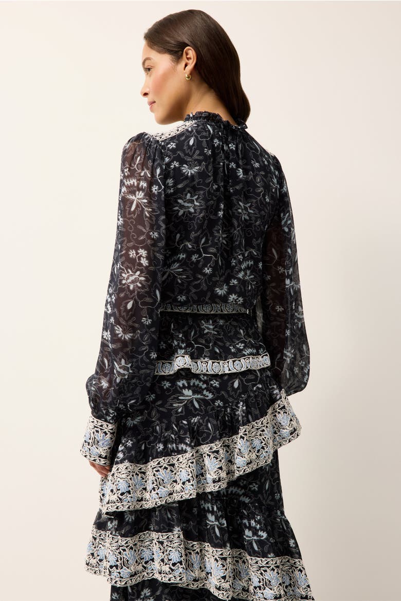 Brielle Blouse, Alternate, color, Gardenia