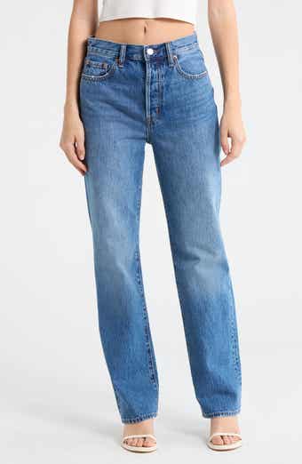 Cassie High Waist Straight Leg Jeans