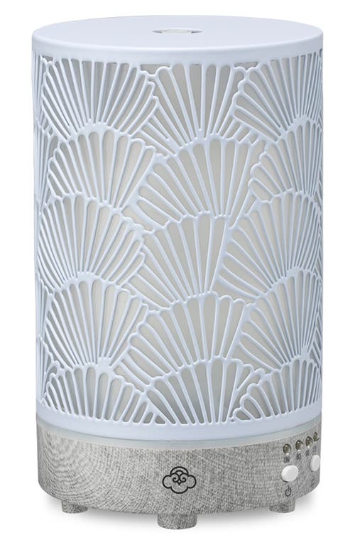 Serene House Shell Metal Ultrasonic Aroma Diffuser In Gray