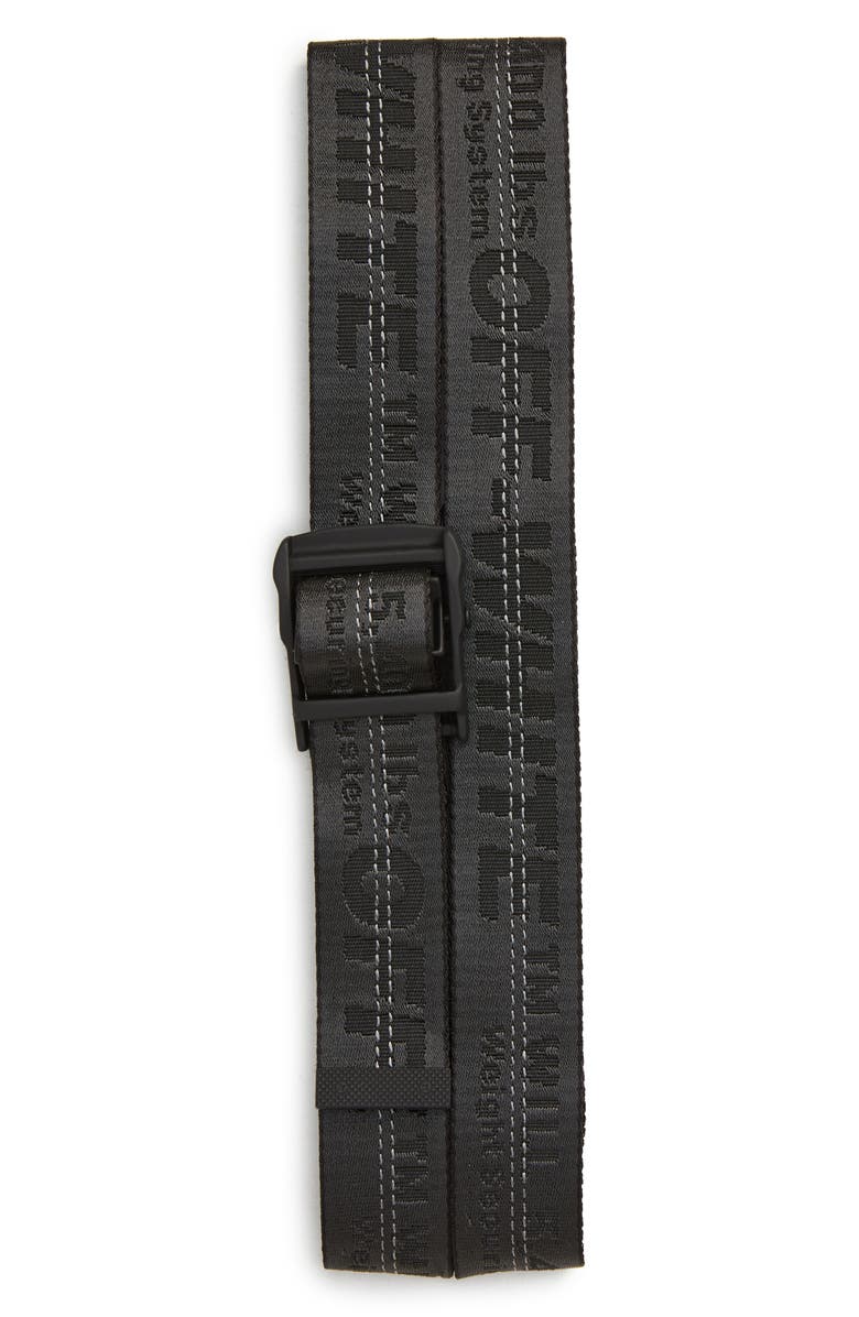 Off-White Industrial Web Belt, Main, color, 