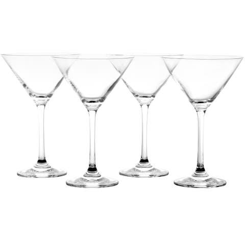 4 Piece 10oz Martini Glass Set