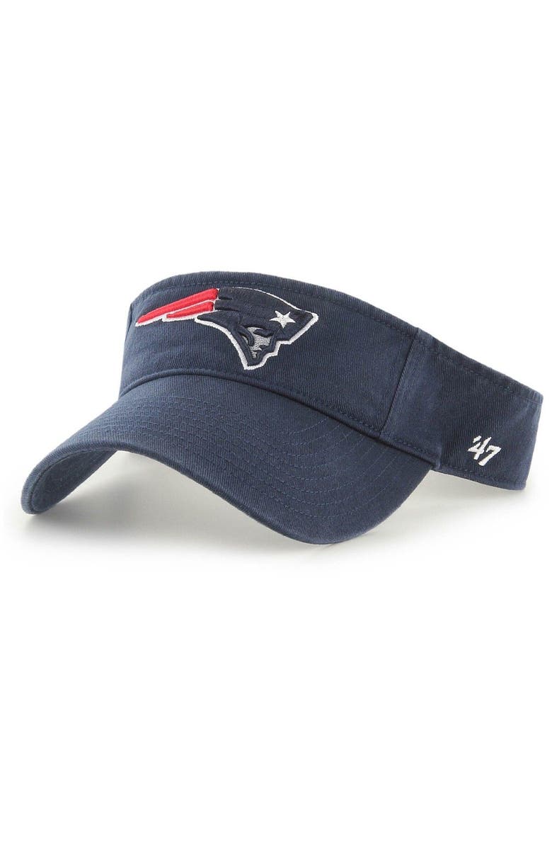 '47 Men's '47 Navy New England Patriots Clean Up Visor, Main, color,