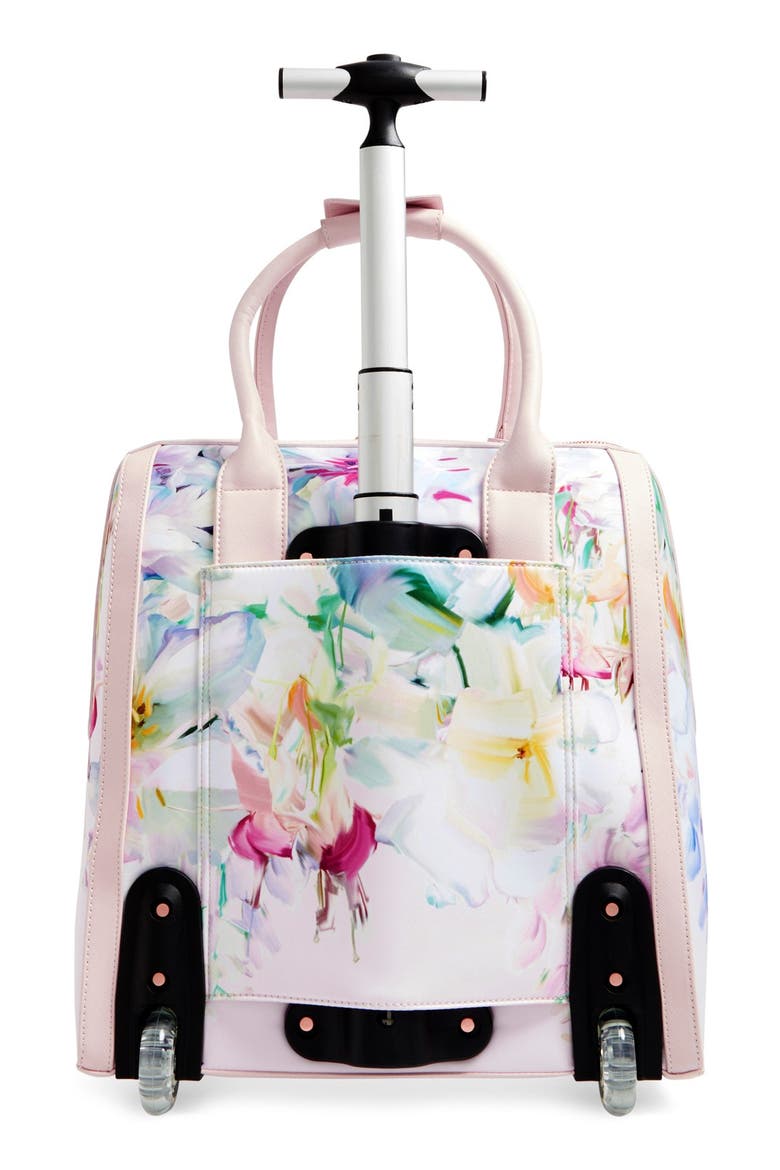 'Hallema - Hanging Gardens' Travel Bag, Alternate, color, BABY PINK