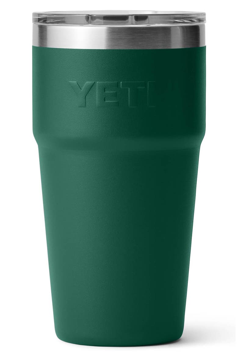 Rambler 20-Ounce Stackable Cup, Alternate, color, BLACK FOREST GREEN