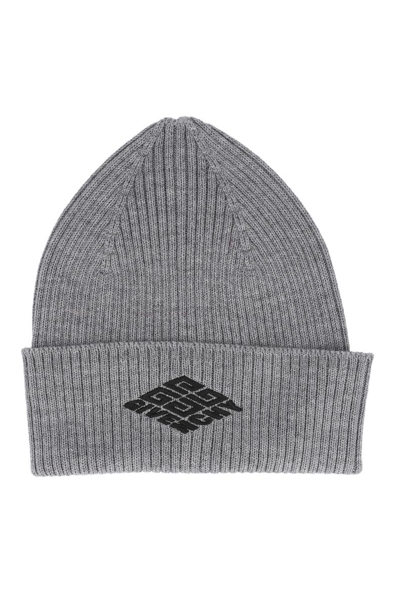 Skater Wool Beanie, Main, color, GREY BLACK