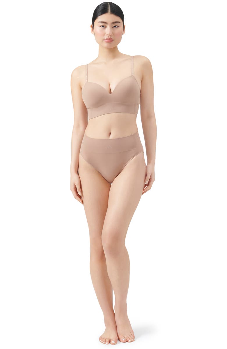 adidas Originals Wireless Bra, Alternate, color, Toasted Almond