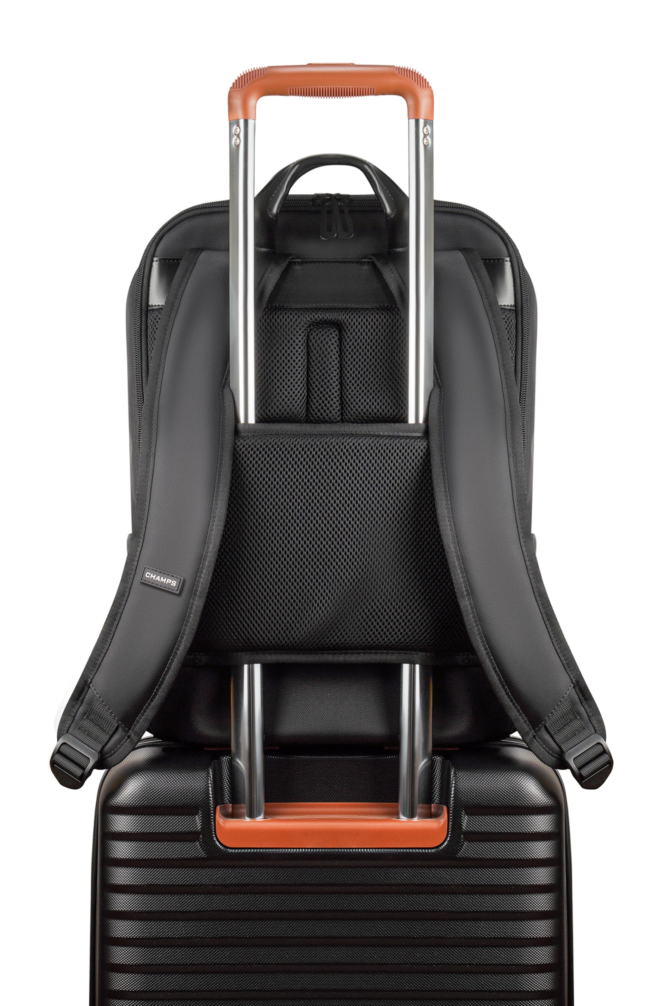 CHAMPS Waterproof Laptop Backpack, Alternate, color, 