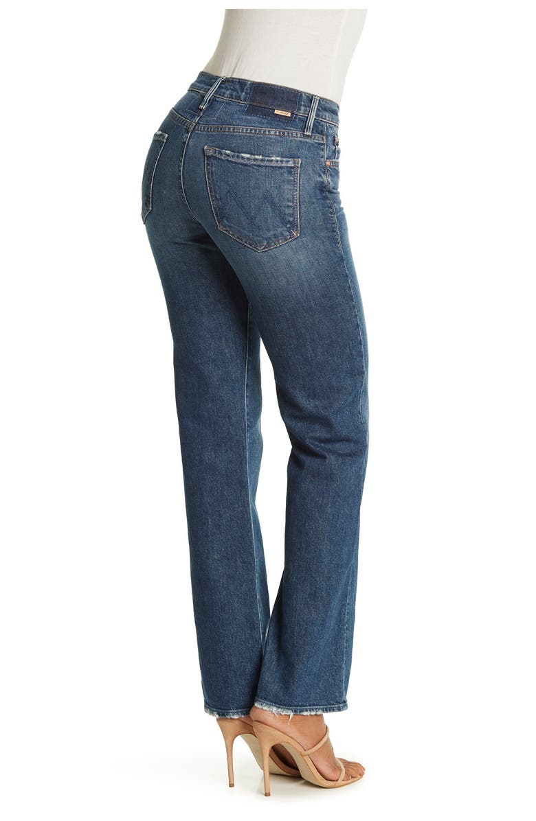 MOTHER The Kick It Ankle Flare Jeans, Alternate, color, Tell It To The Pope