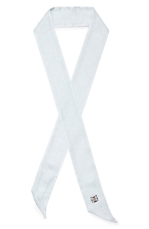 4G Liquid Silk Skinny Scarf