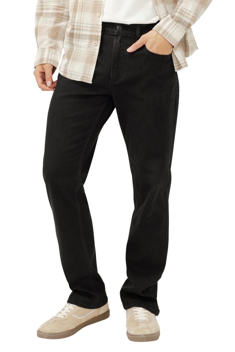 Grayson Classic Straight Leg Jeans, Main, color, BLACK
