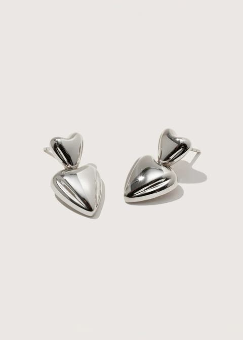 Heart Drop Earrings