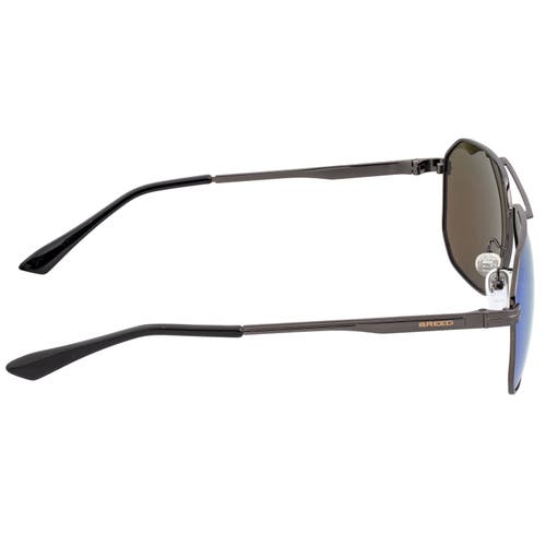 Breed Norma Polarized Sunglasses In Gunmetal/blue
