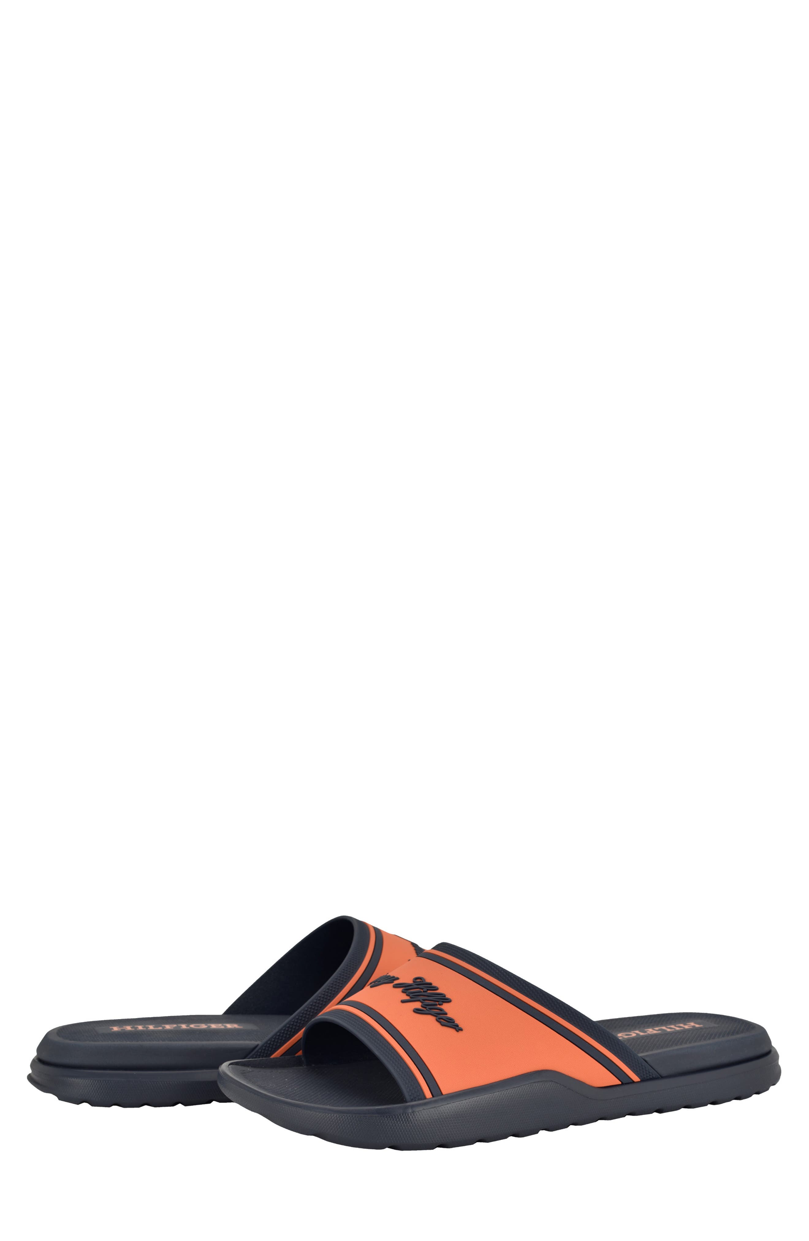 Tommy Hilfiger Momil Slide Sandal, Alternate, color, Orange Multi